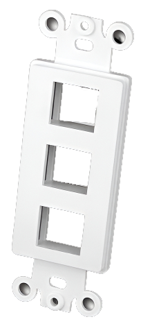 Decor Style Multi-Media Wall Plate Insert