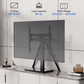 ERTSM2-02B Tabletop TV Stand with Swivel for 40" to 55" TVs