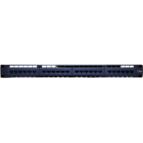 820524 Cat5E Patch Panels 24 Port 1 Rack Unit Space