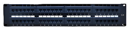 820668 Cat6 Patch Panels 48 Port 2 Rack Space Unit