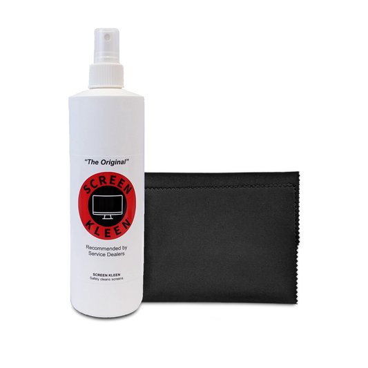 XL 16 oz Screen Kleen Kit with 12 x 12 Micro Fiber Cloth